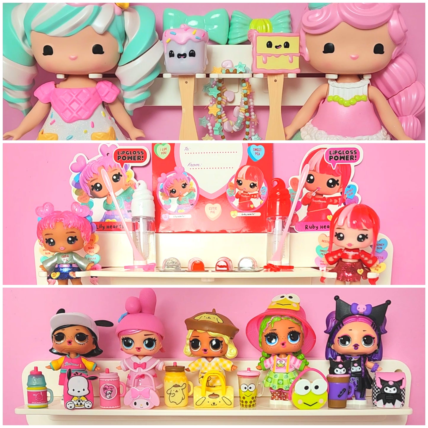 3 Customizable Display Shelves (ABS Plastic) Sample Unit