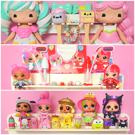 3 Customizable Display Shelves (ABS Plastic) Sample Unit